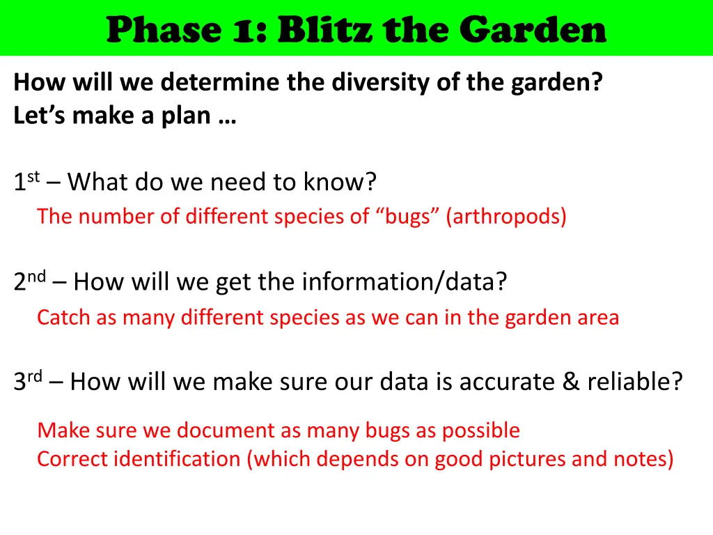 phase 1 blitz the garden