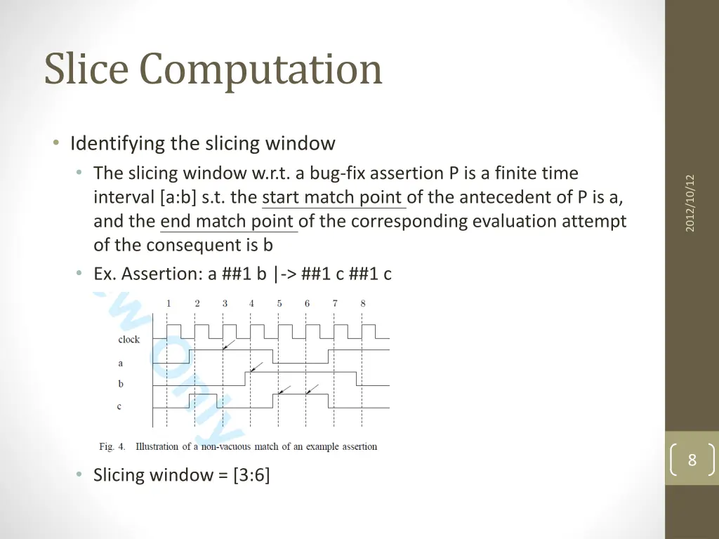 slice computation