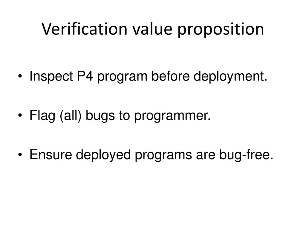 verification value proposition