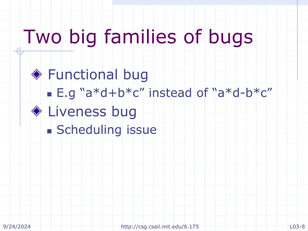 two big families of bugs