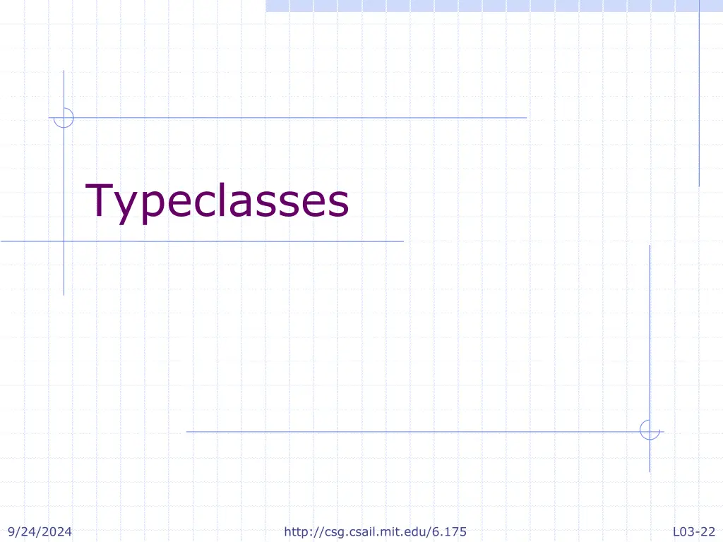 typeclasses