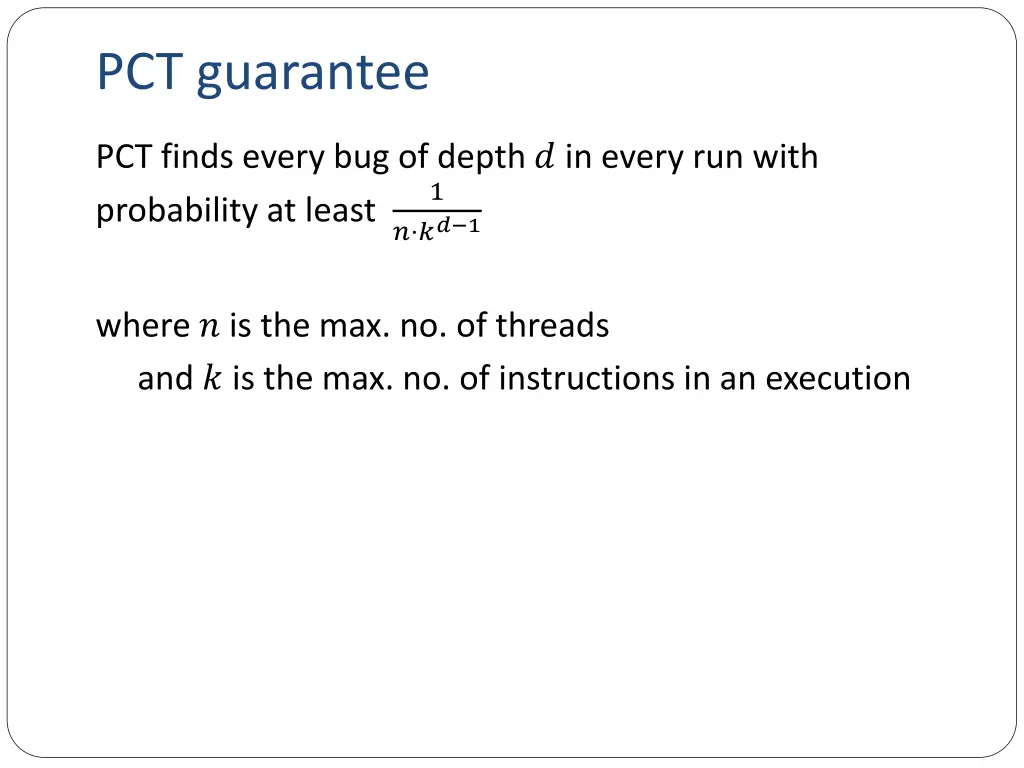 pct guarantee