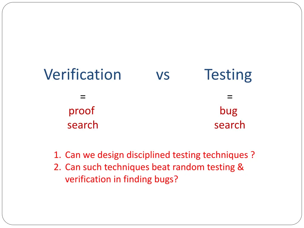 verification vs testing 1