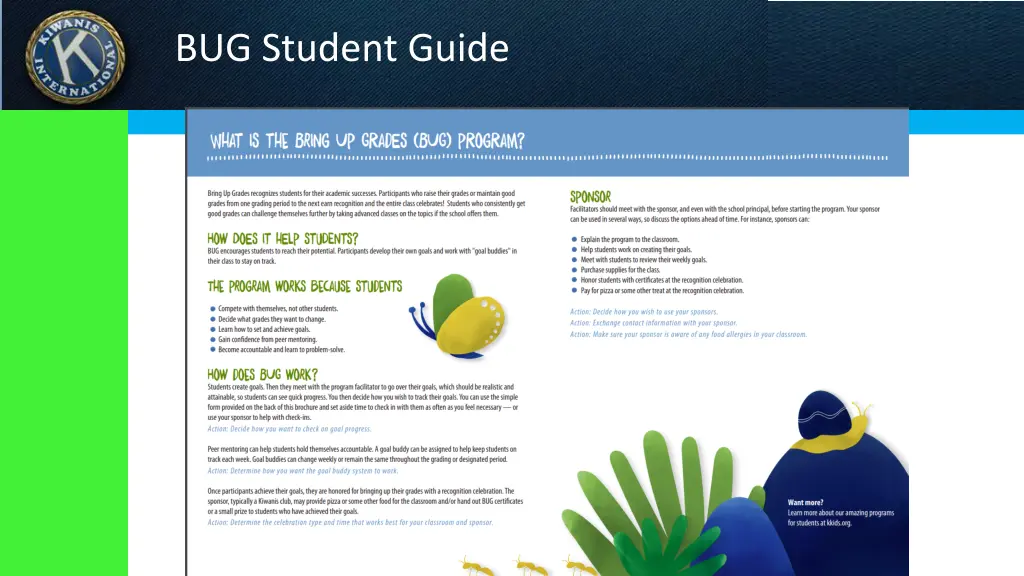 bug student guide 1