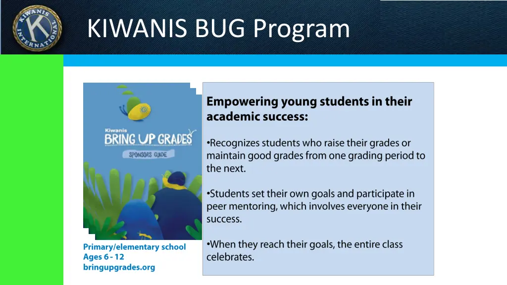 kiwanis bug program