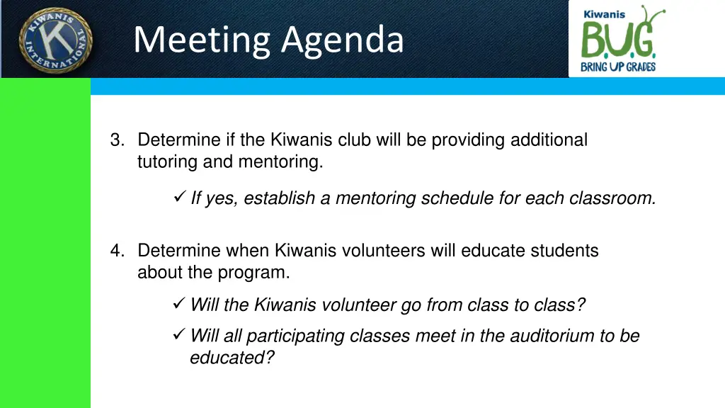 meeting agenda 2