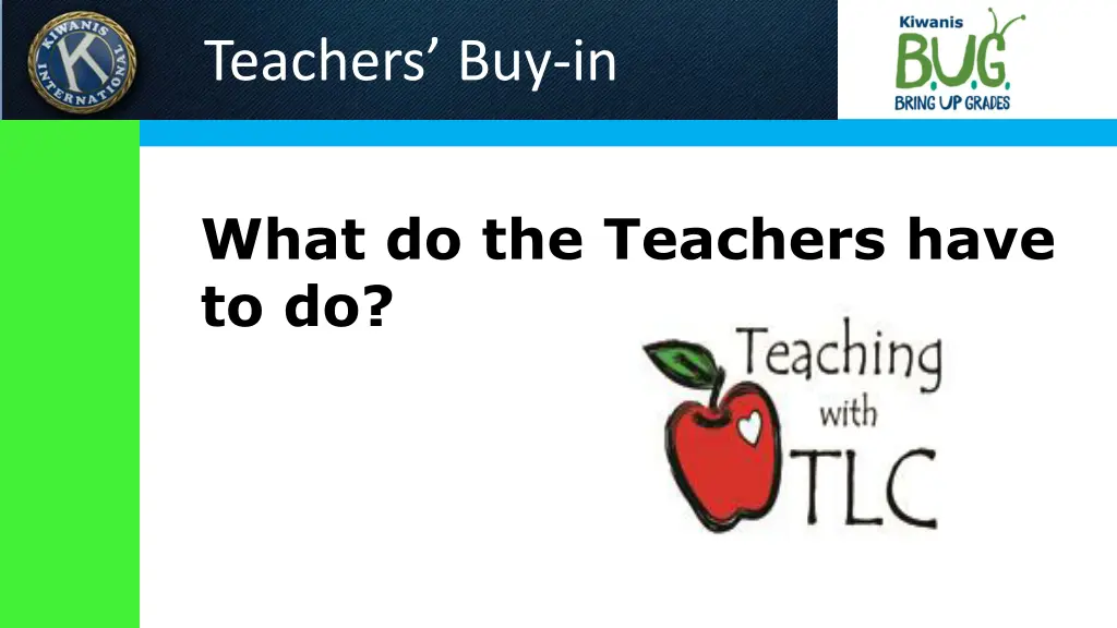 teachers buy in