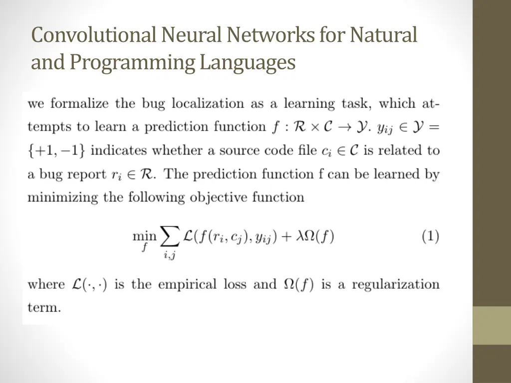 convolutional neural networks for natural