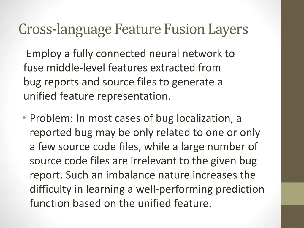 cross language feature fusion layers 1