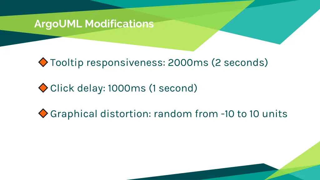 argouml modifications