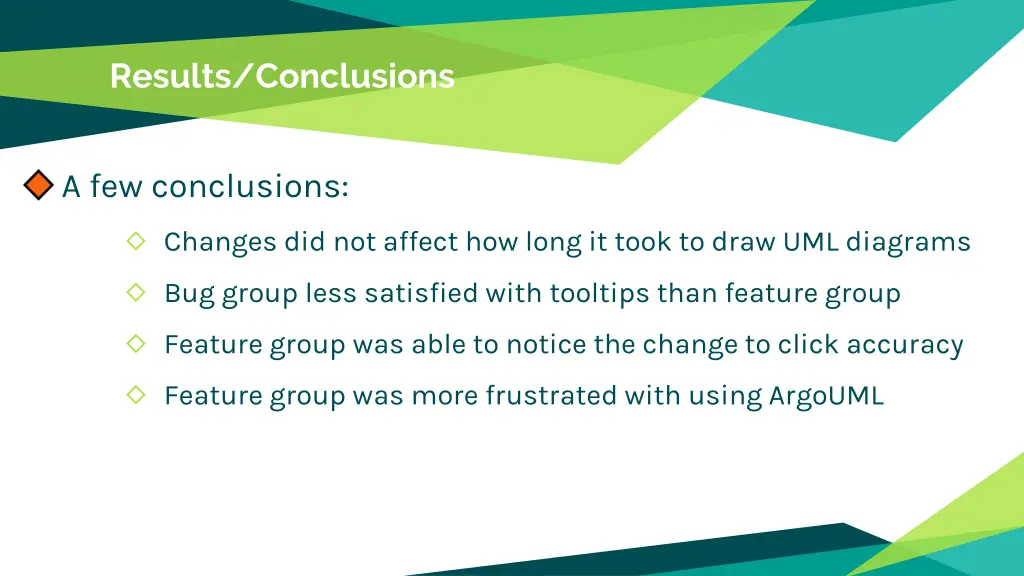 results conclusions