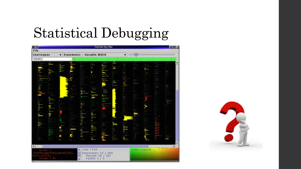 statistical debugging