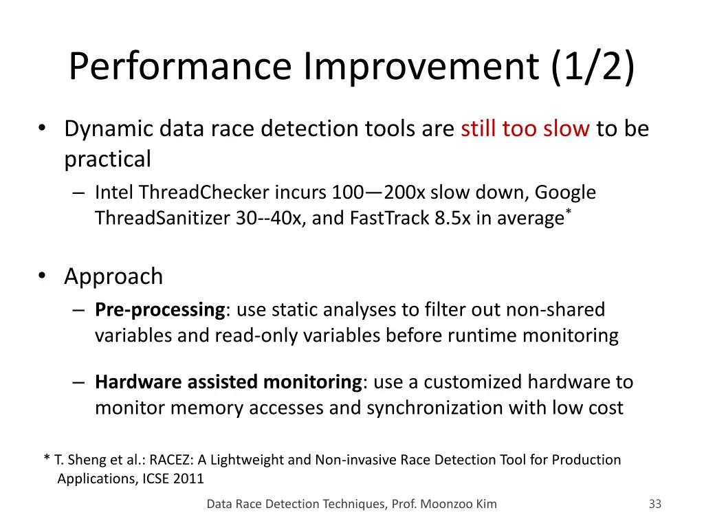 performance improvement 1 2