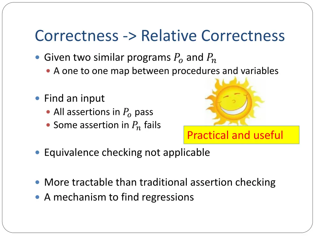 correctness relative correctness