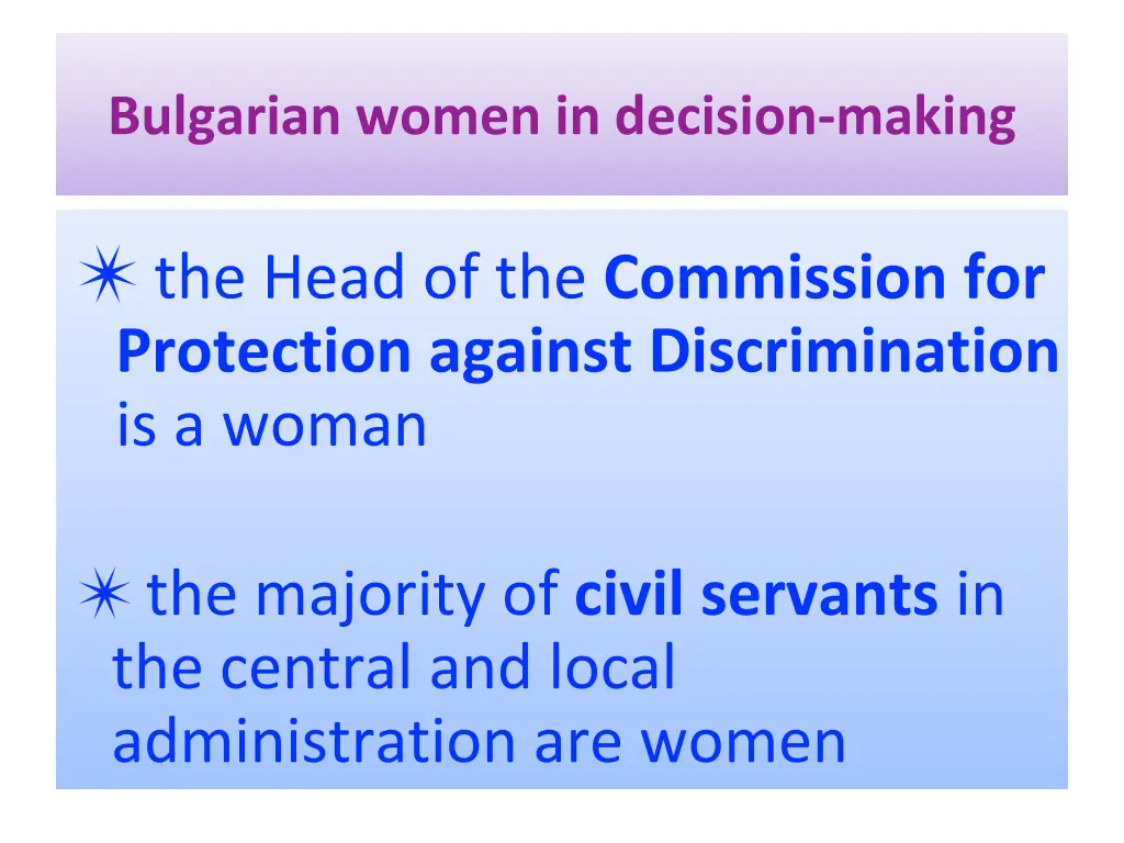 bulgarian women in decision making 3