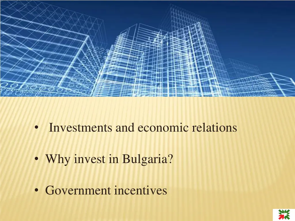 investments and economic relations