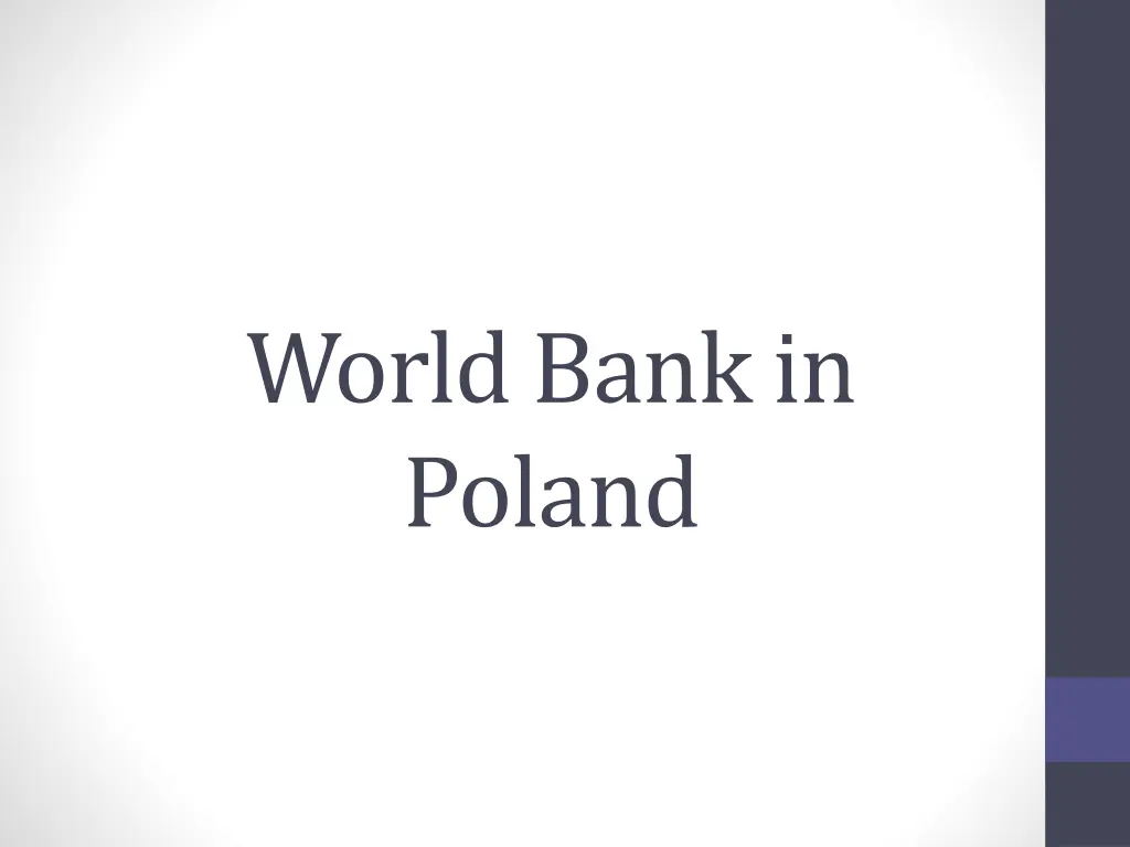 world bank in poland