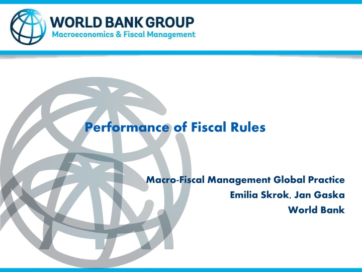 performance of fiscal rules