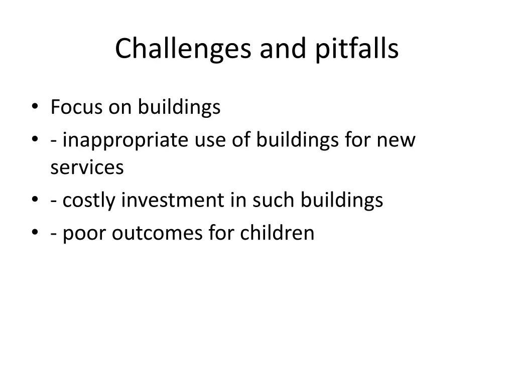 challenges and pitfalls 2