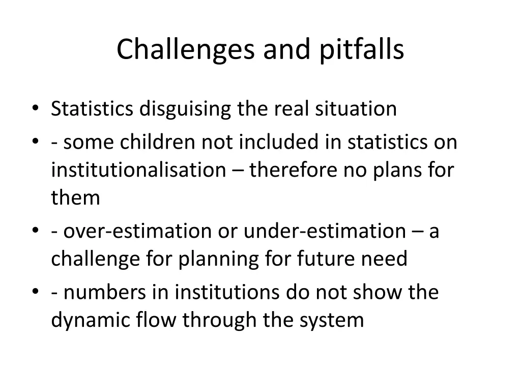 challenges and pitfalls 4