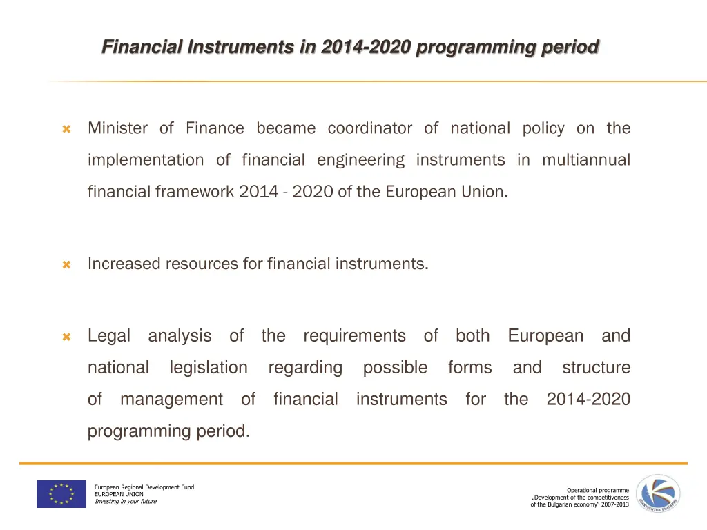 financial instruments in 2014 2020 programming