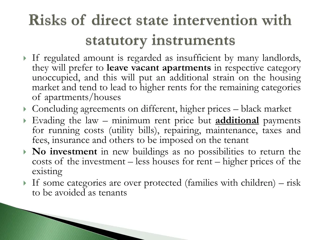 if regulated amount is regarded as insufficient