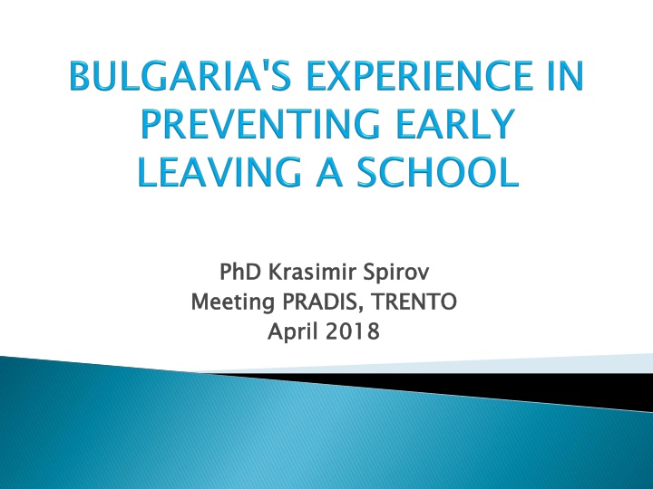 phd krasimir meeting pradis trento april 2018