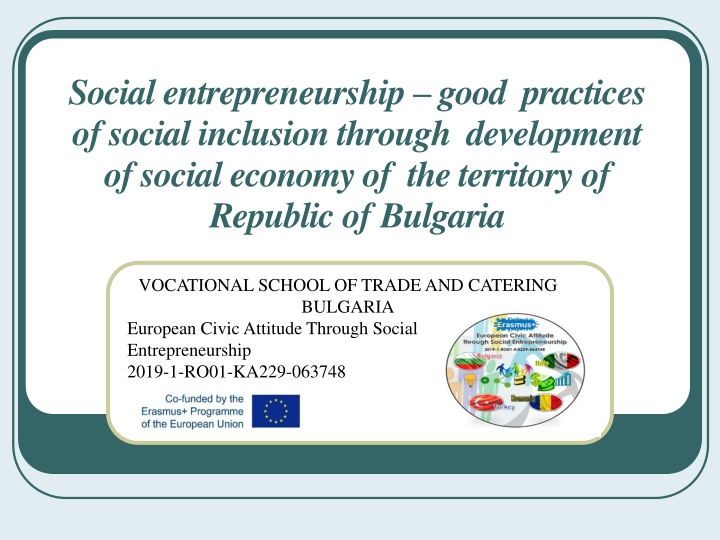 social entrepreneurship good practices of social