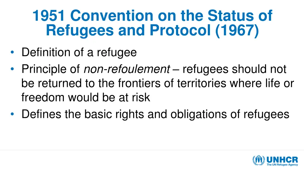 1951 convention on the status of refugees