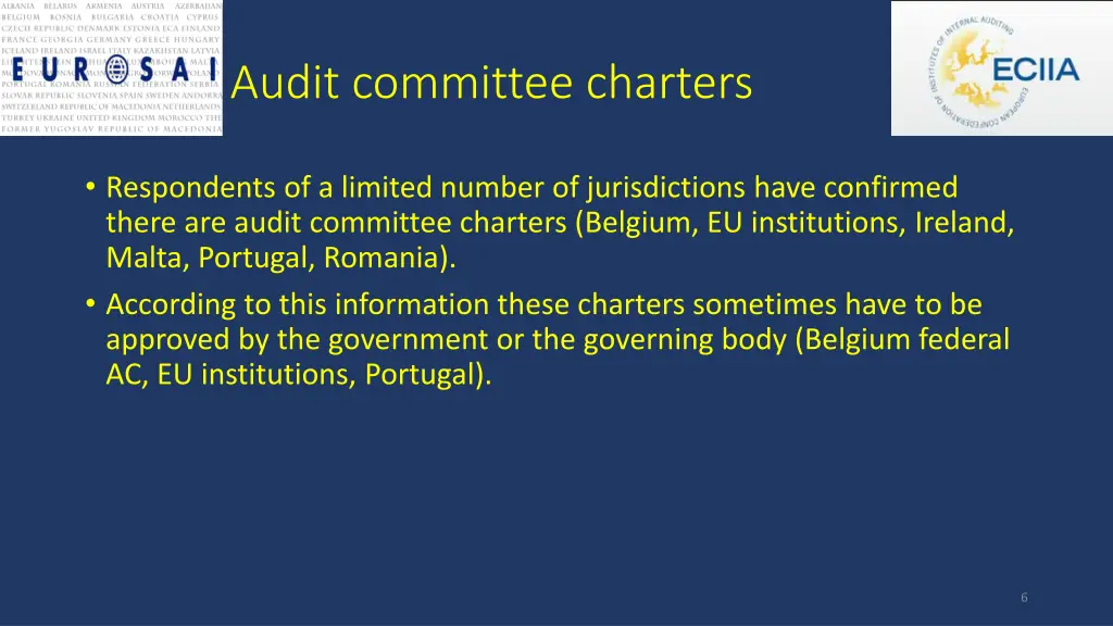 audit committee charters