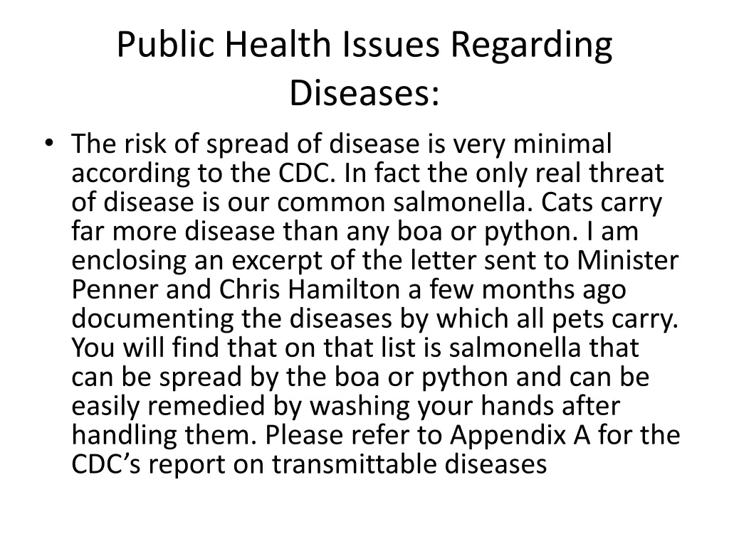 public health issues regarding diseases the risk