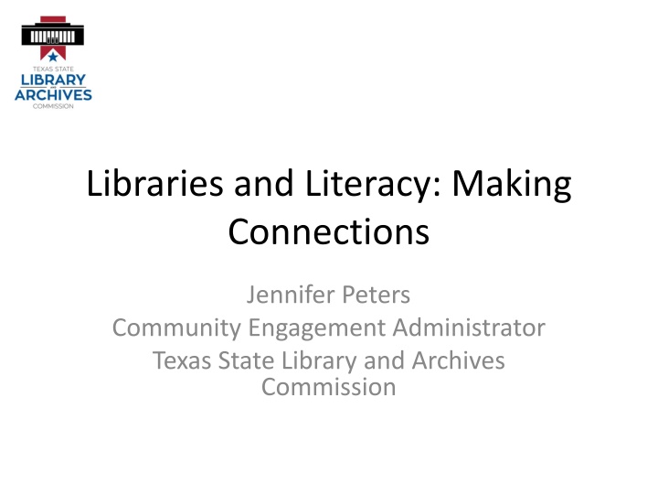 libraries and literacy making connections