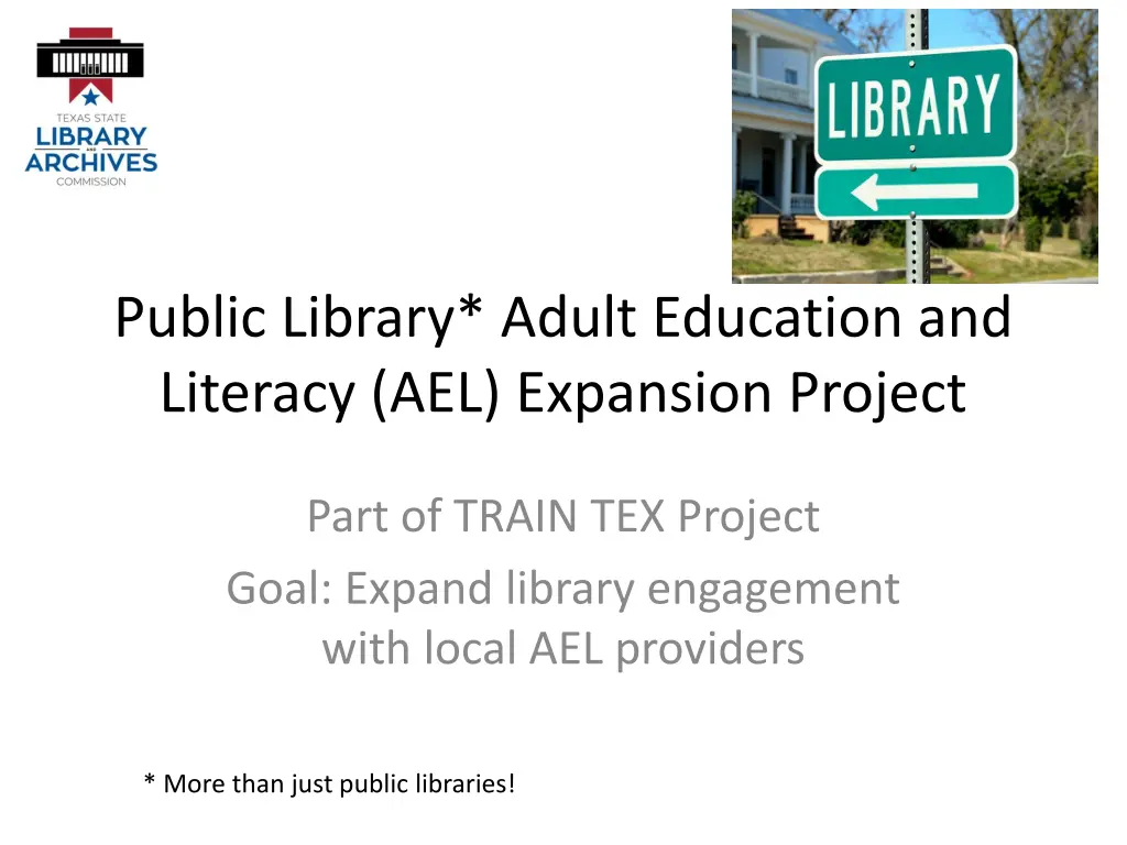 public library adult education and literacy