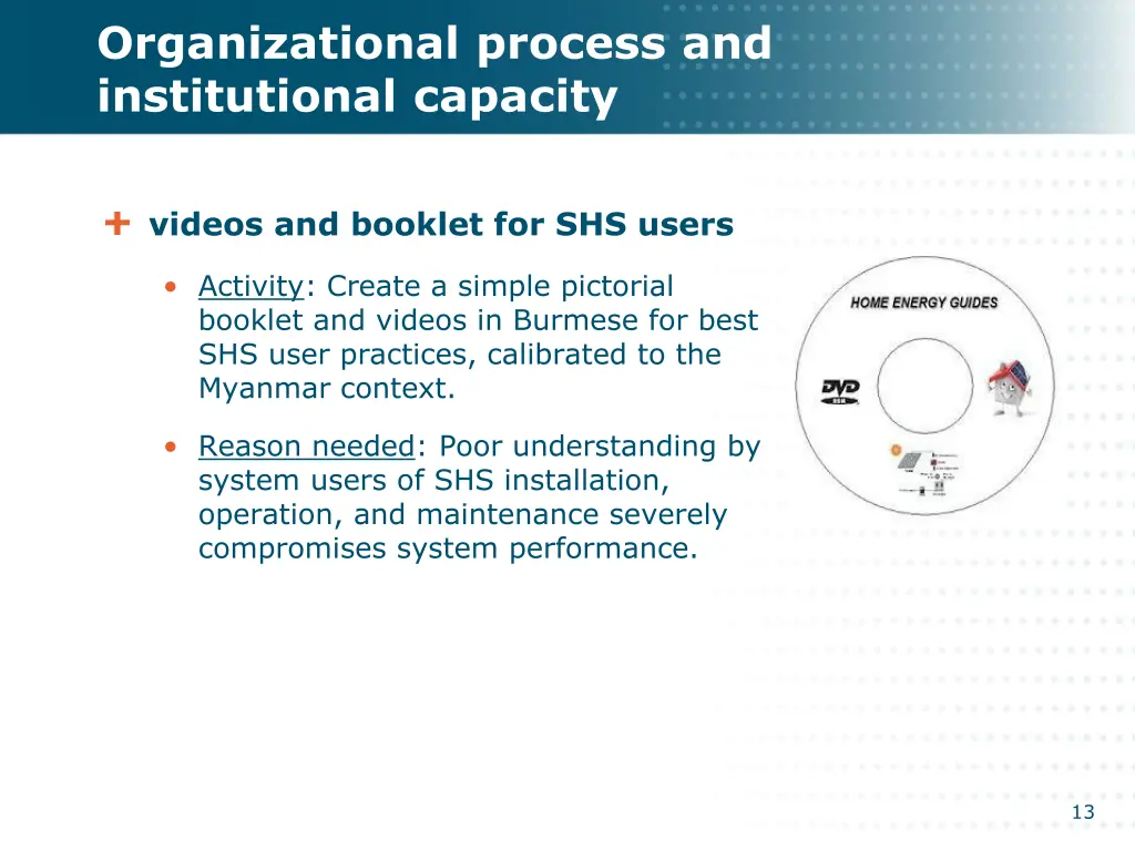 organizational process and institutional capacity 3