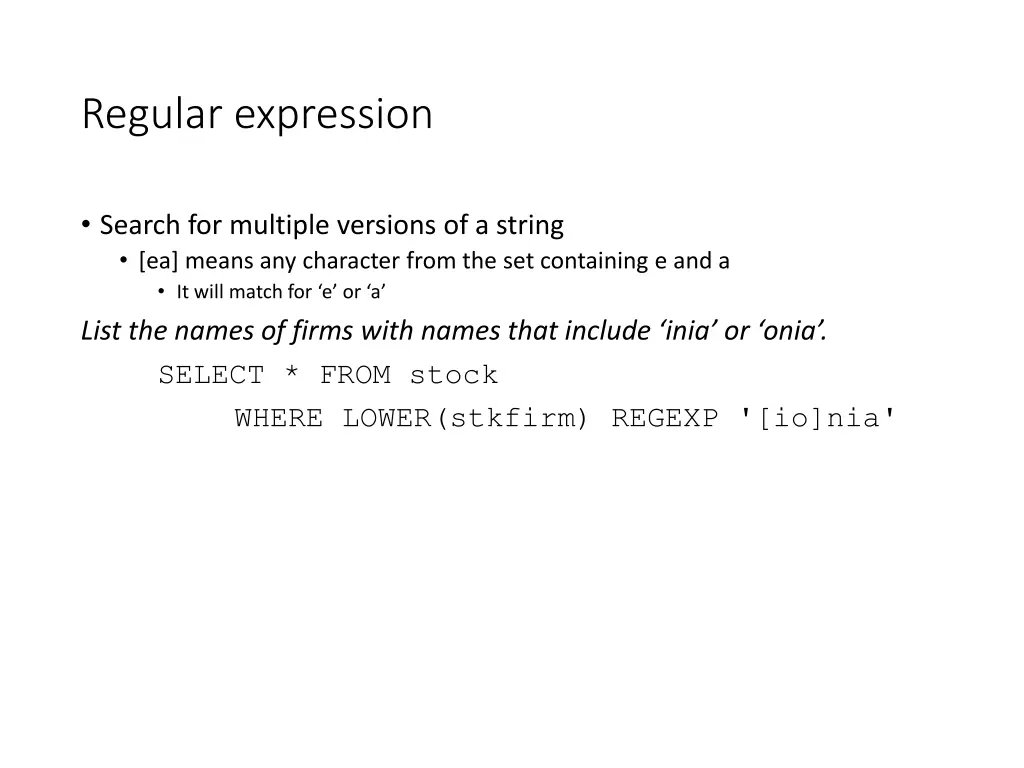 regular expression 3