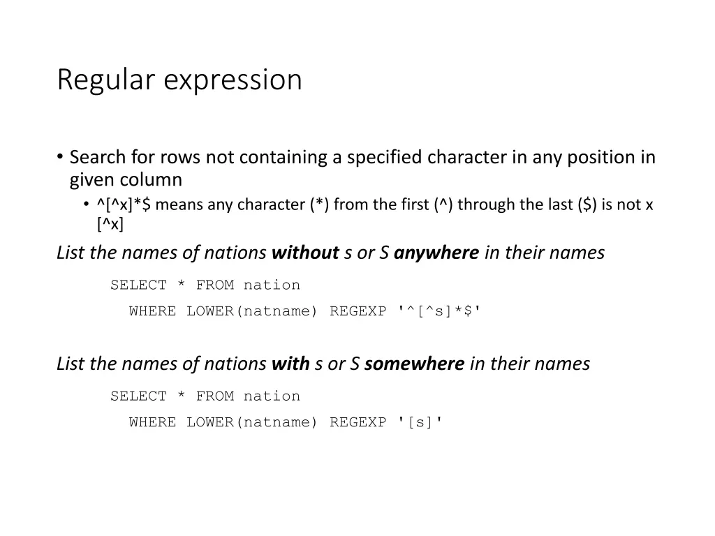 regular expression 5