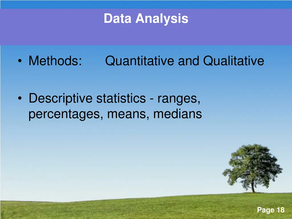 data analysis