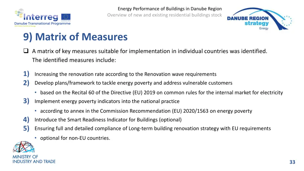 energy performance of buildings in danube region 30