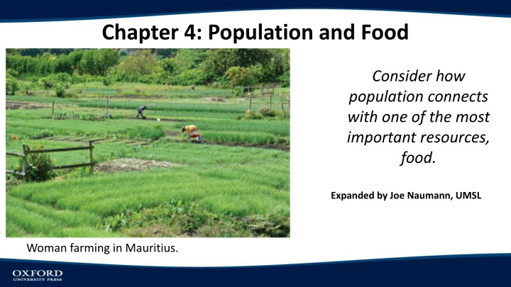 chapter 4 population and food