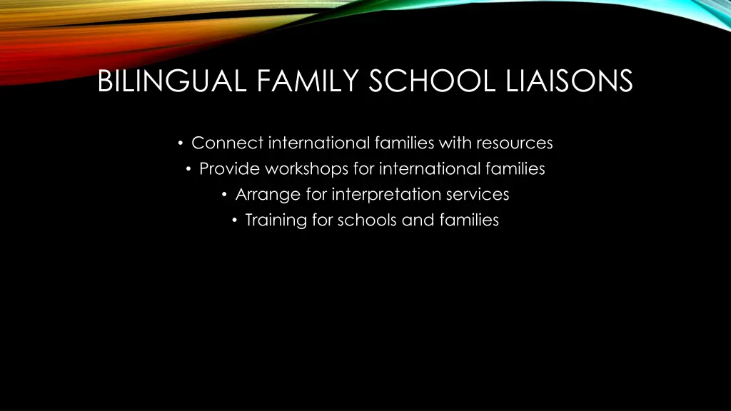 bilingual family school liaisons