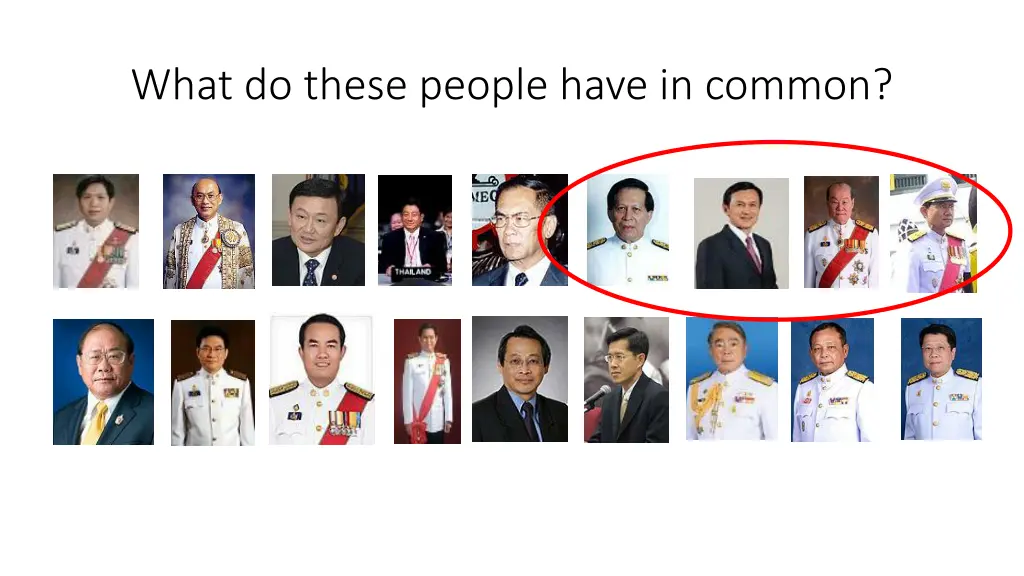 what do these people have in common