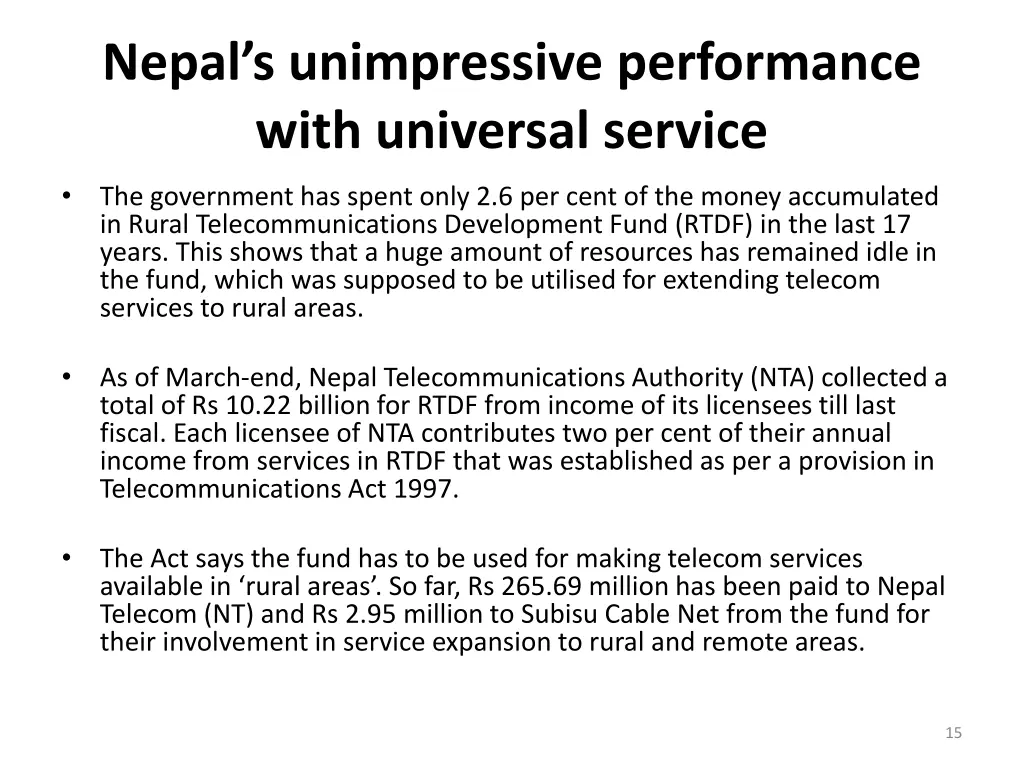 nepal s unimpressive performance with universal