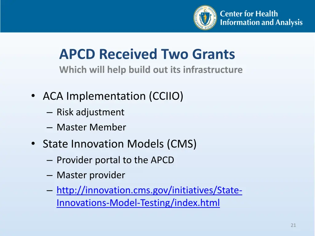 apcd received two grants which will help build