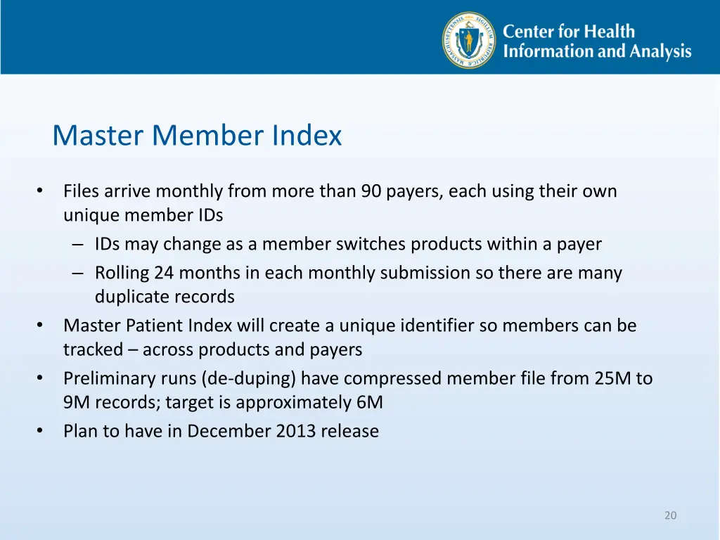 master member index