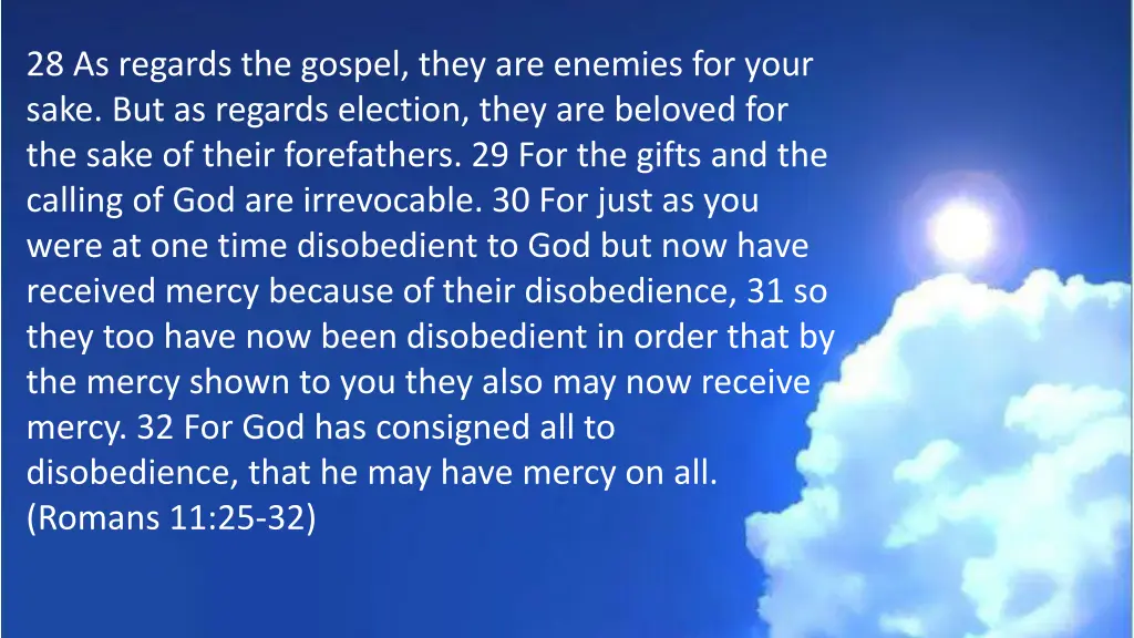 28 as regards the gospel they are enemies