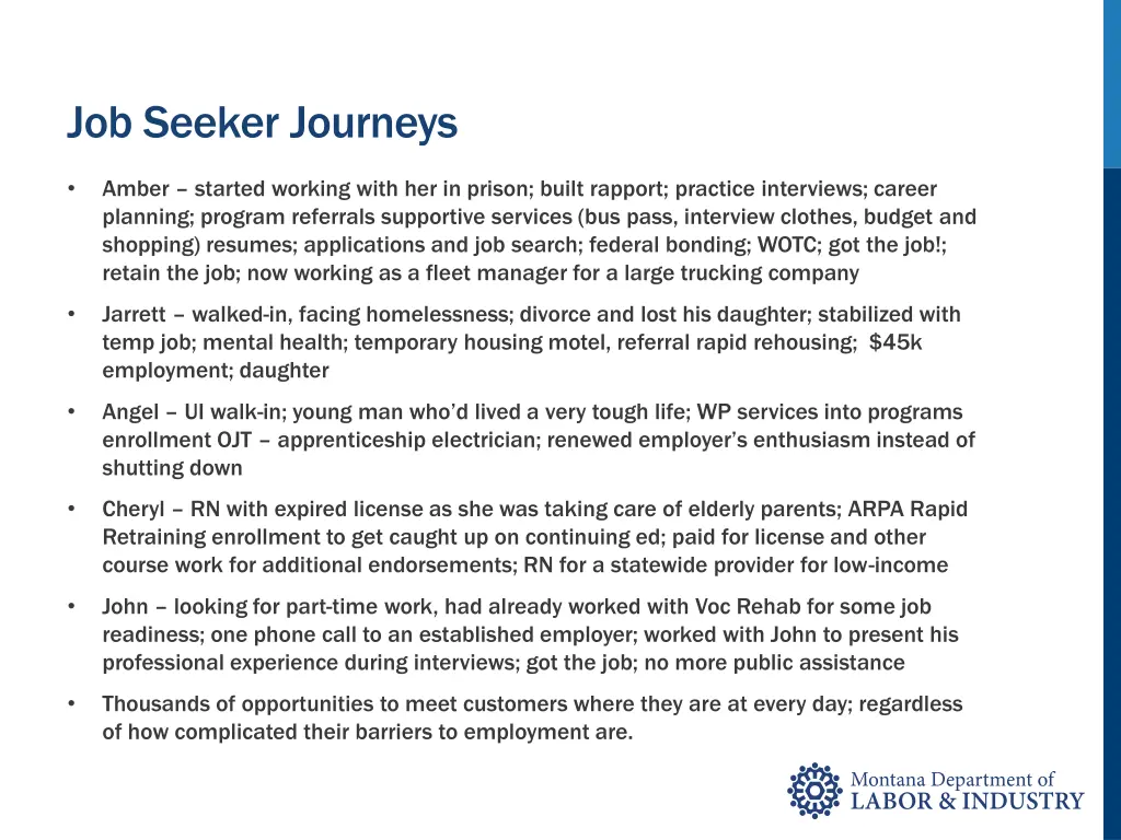 job seeker journeys