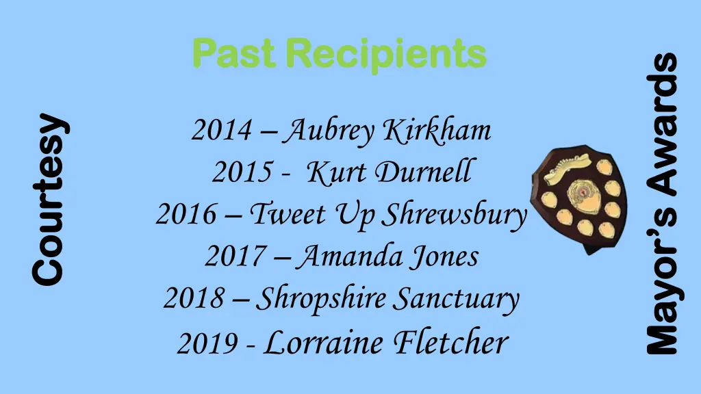 past past recipients recipients 2014 aubrey