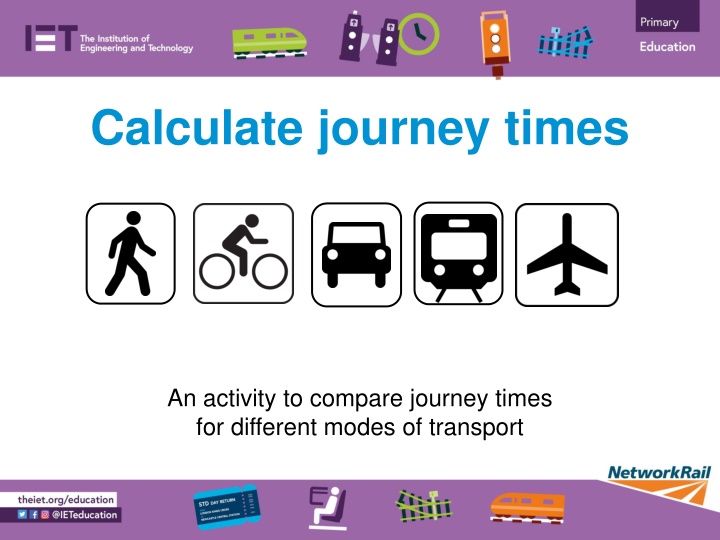 calculate journey times