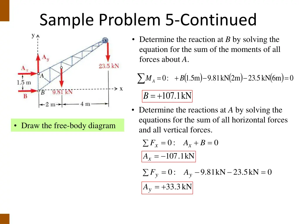 sample problem 5 continued