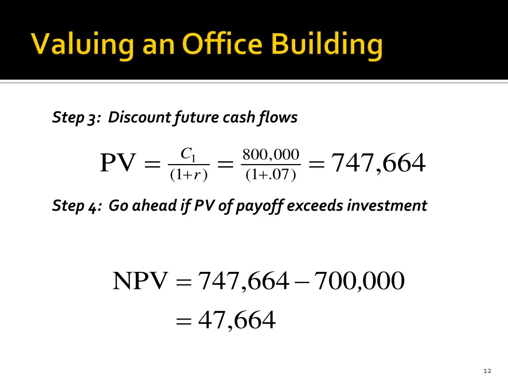 step 3 discount future cash flows